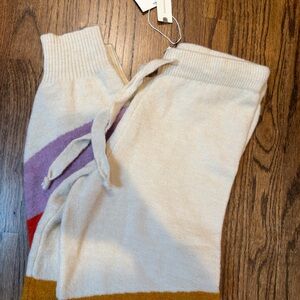 Colorful Knit Track Pants